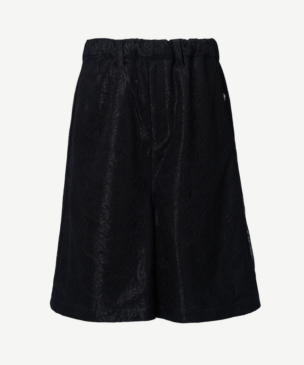 PATCHWORK BONE LACE SHORTS 詳細画像 BLACK 1