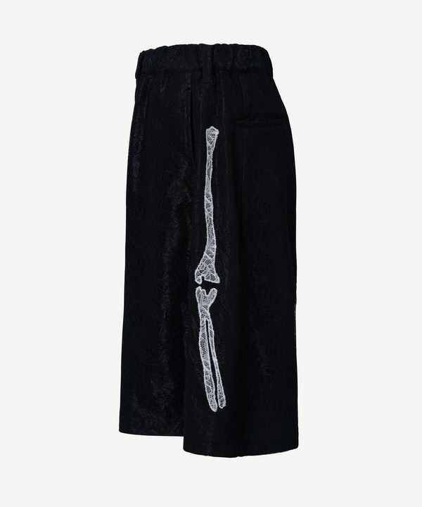 PATCHWORK BONE LACE SHORTS 詳細画像 BLACK 2