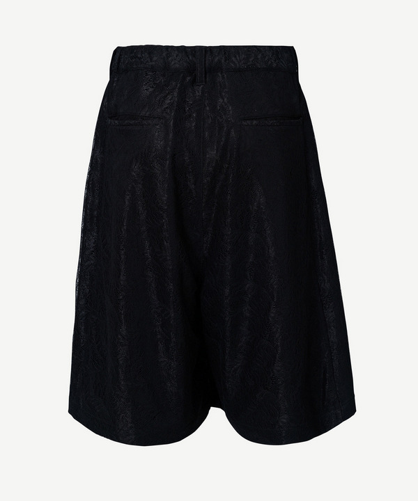 PATCHWORK BONE LACE SHORTS 詳細画像 BLACK 3