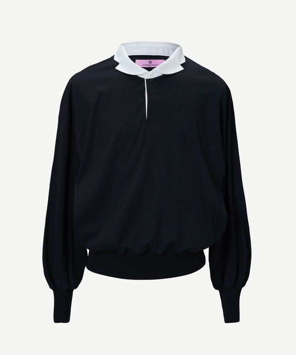 NOTCHED COLLAR POLO SHIRT 詳細画像 NAVY 2