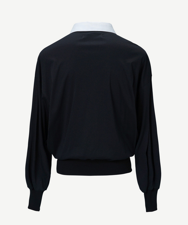 NOTCHED COLLAR POLO SHIRT 詳細画像 NAVY 4