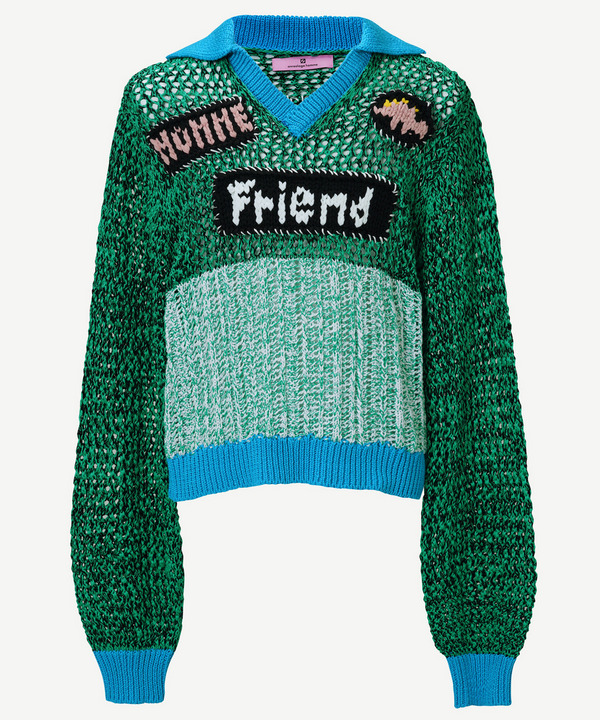 HAND KNIT WAPPEN SOCCER SHIRTS 詳細画像 GREEN 1