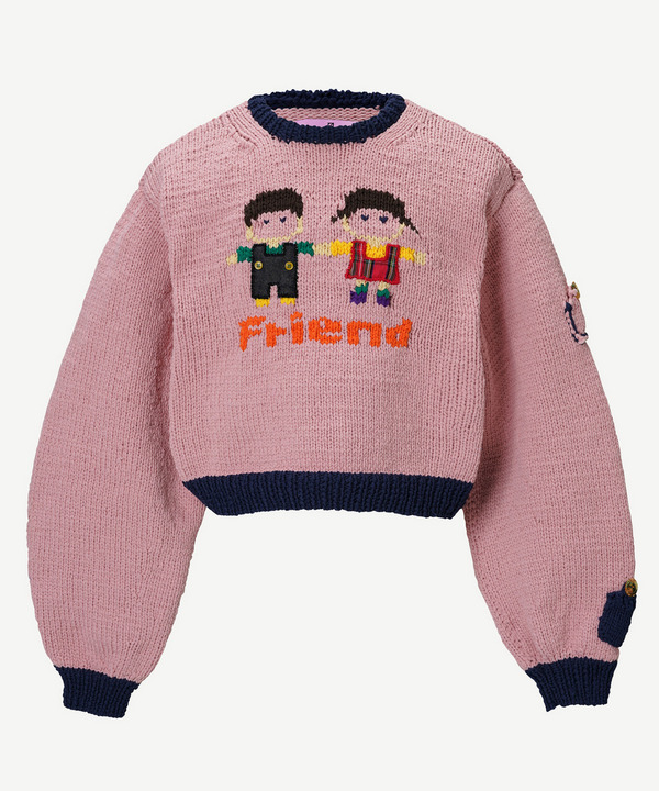 FRIENDS PULLOVER KNIT 詳細画像 PINK 1