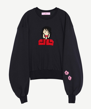 HOME ALONE EMBROIDERY SWEAT SHIRT