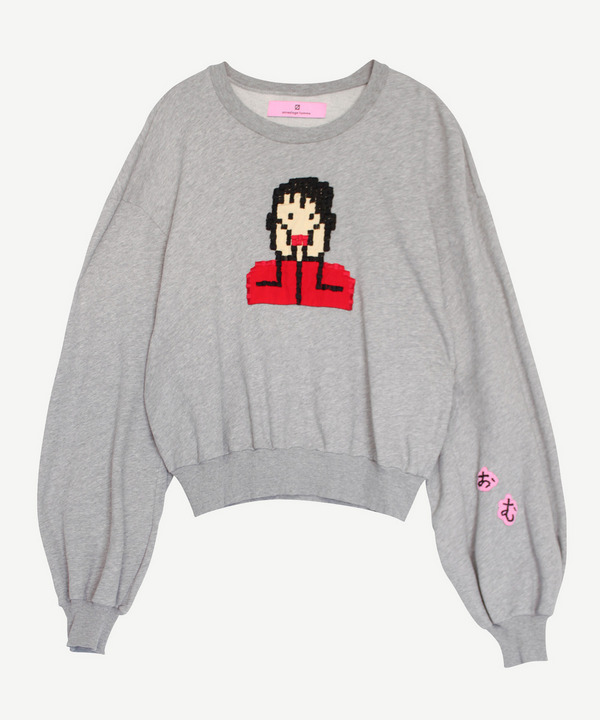 HOME ALONE EMBROIDERY SWEAT SHIRT 詳細画像 GRAY 1