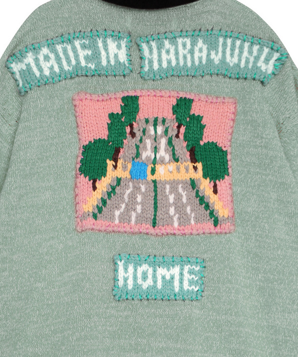 MADE IN HARAJUKU SHIRT KNIT 詳細画像 BLUE GRAY 2