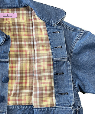BEADS HAND DRAWING DENIM JACKET 詳細画像