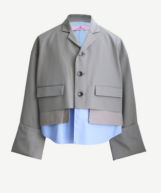 SHORT LAYER TAILORED JACKET 詳細画像