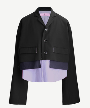 SHORT LAYER TAILORED JACKET