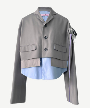 nori enomoto × anrealage homme SHORT LAYER TAILORED JACKET