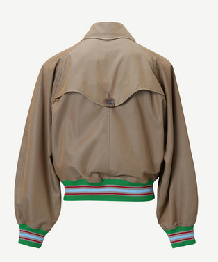 SHORT TRENCH RIB JACKET 詳細画像