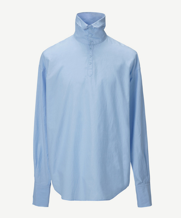 HIGH NECK LAYER SHIRT 詳細画像 PURPLE 5