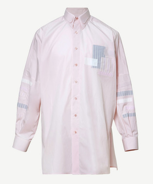 HOMME PATCHWORK LONG SHIRT 詳細画像