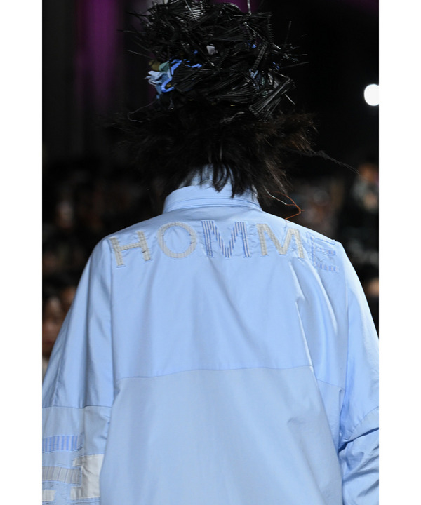 HOMME PATCHWORK LONG SHIRT 詳細画像 BLUE 10
