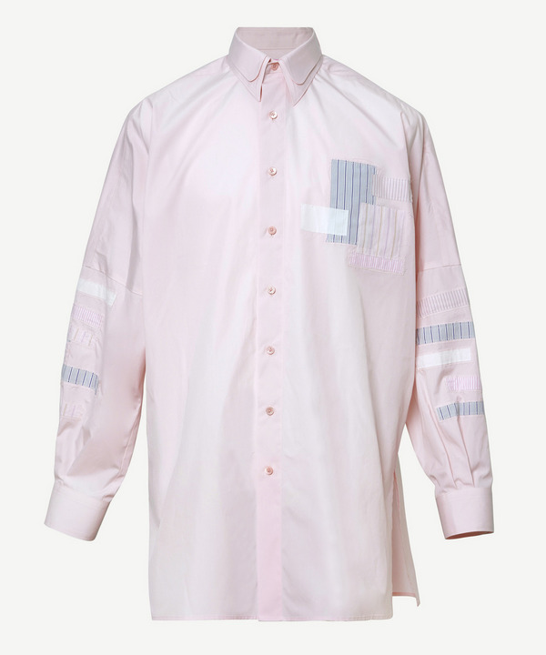 HOMME PATCHWORK LONG SHIRT 詳細画像 BLUE 6