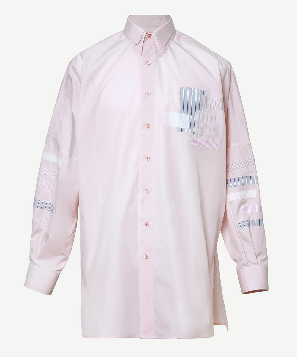 日本全国送料無料商品人気ランキング HOMME PATCHWORK LONG SHIRT｜ANREALAGE OFFICIAL ONLINE SHOP トップス
