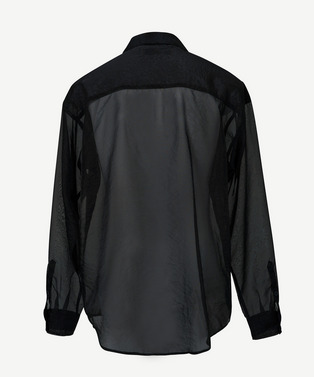 FLOWER TOGGLE ORGANDY SHIRTS 詳細画像