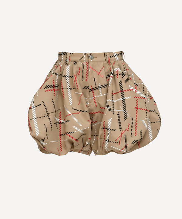 WIND BLOW CHECK SHORTS 詳細画像 BEIGE 1