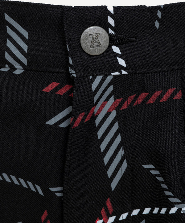 WIND BLOW CHECK SHORTS 詳細画像 BLACK 2