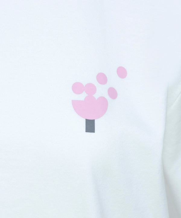 WIND BLOW SAKURA T-SHIRTS 詳細画像 WHITE 2