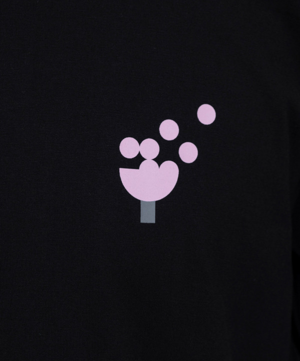 WIND BLOW SAKURA T-SHIRTS 詳細画像 BLACK 4