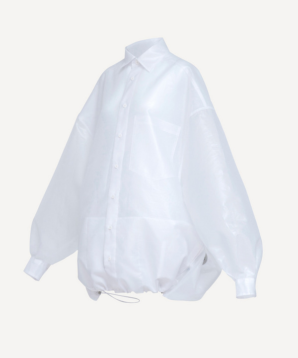 WINDPROOF ORGANDY SHIRTS 詳細画像 BLACK 4
