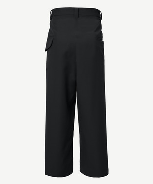 WRAP POLYESTER SLACKS 詳細画像