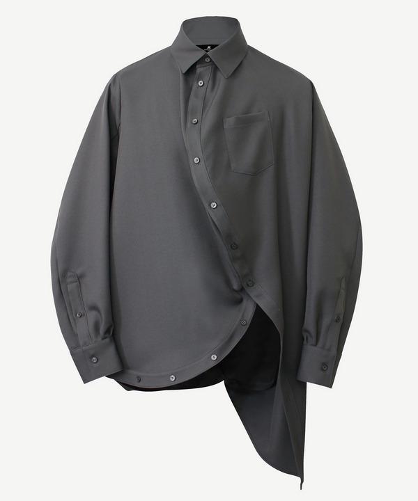 BALL POLYESTER SHIRT 詳細画像 GRAY 1