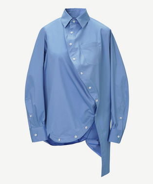 ANREALAGE / アンリアレイジ | 2022AW | 3D AERO LAYER PLANET BALL SHIRT 中綿 キルティング ボールシャツ | 38 | ホワイト | レディース ANREALAGE - ANREALAGE / アンリアレイジ | 2022AW | 3D AERO LAYER