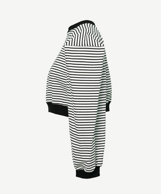 BOX LONG SLEEVE BORDER T-SHIRT 詳細画像