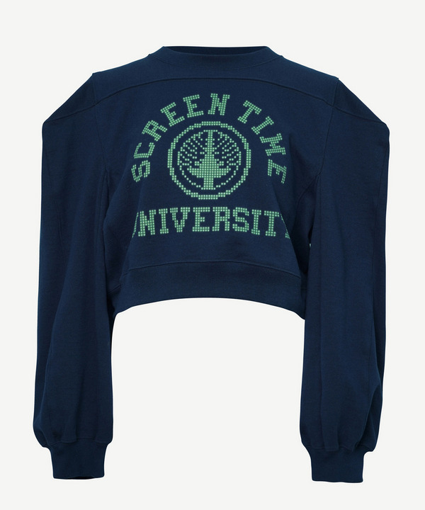 BOX CREW NECK SWEAT 詳細画像 NAVY 1