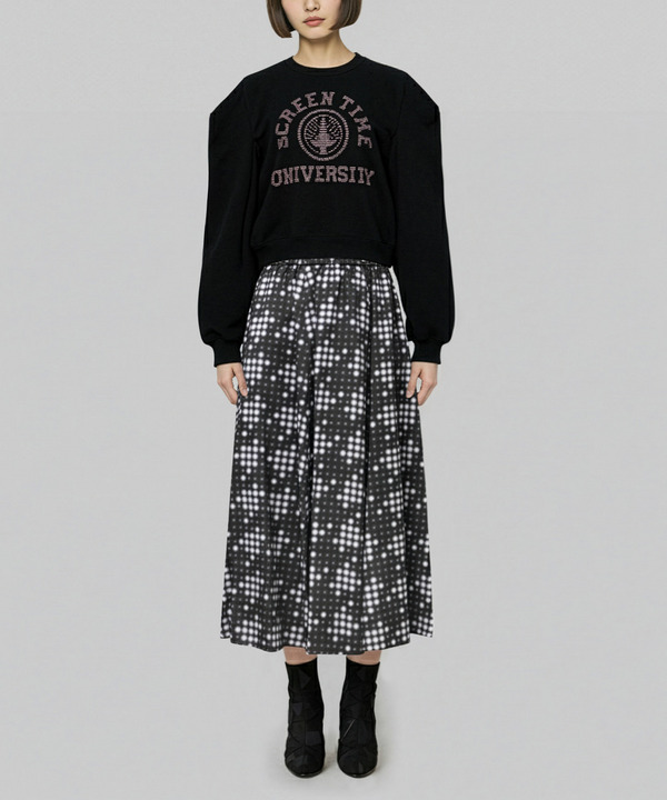 BOX CREW NECK SWEAT 詳細画像 BLACK 6