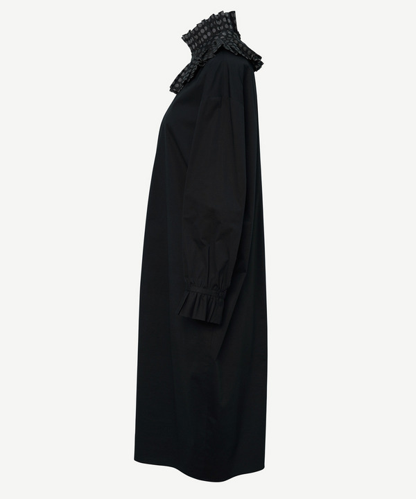 RUFFLE COLLAR DRESS 詳細画像 GRAY 4