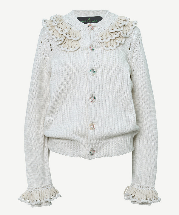 FRILL CARDIGAN 詳細画像 BLACK 2