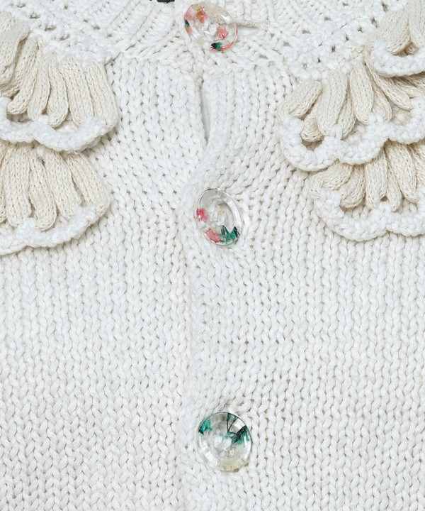 FRILL CARDIGAN 詳細画像 BLACK 5