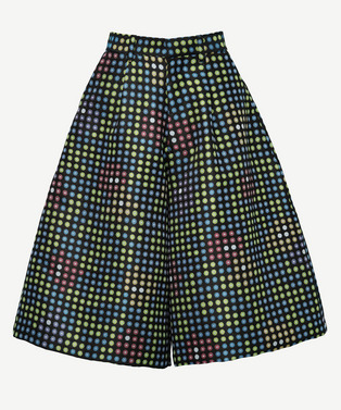 LED JACQUARD SHORT PANTS