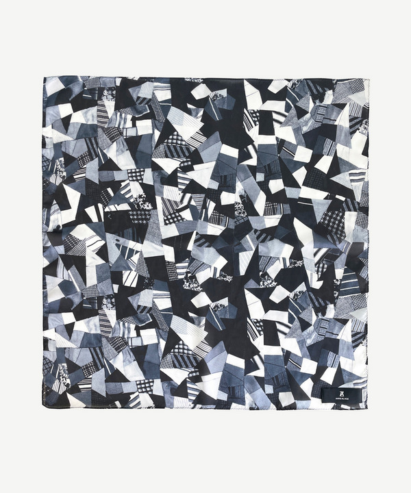 PATCHWORK PRINT HEADSCARF 詳細画像 MONOCHROME 2