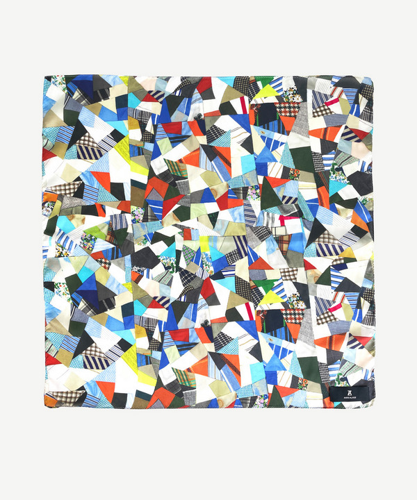 PATCHWORK PRINT HEADSCARF 詳細画像 MONOCHROME 4