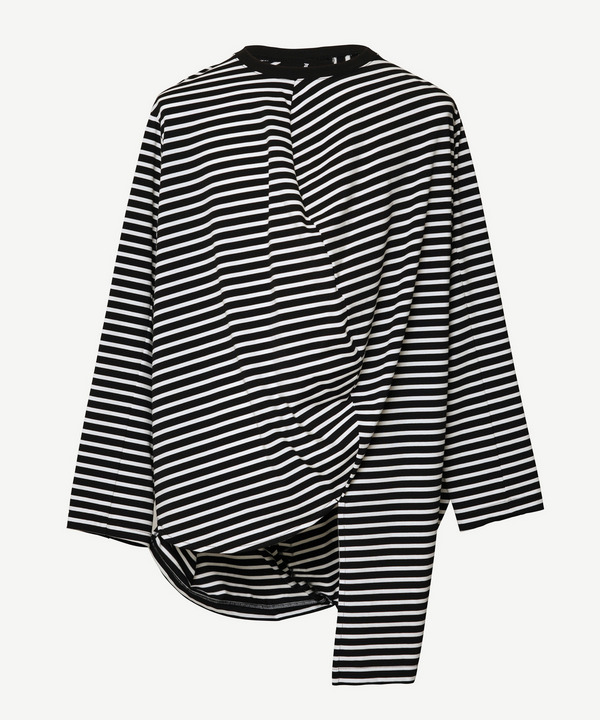 BALL COTTON LONG SLEEVE T-SHIRT 詳細画像 BLACK×WHITE 1