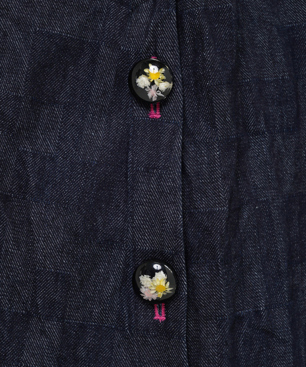 BUTTON DENIM SHORTS 詳細画像 BLACK 6