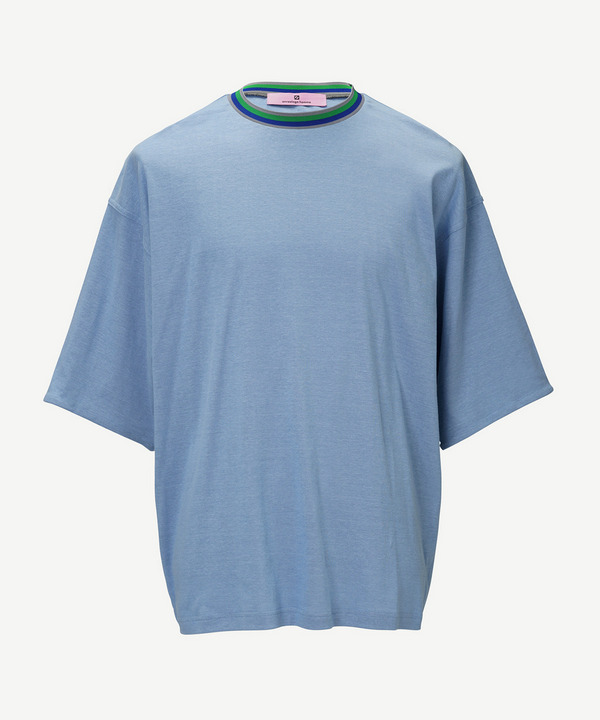 HOMME BUTTON T-SHIRT 詳細画像 SAX 2