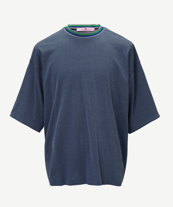 HOMME BUTTON T-SHIRT 詳細画像 SAX 5