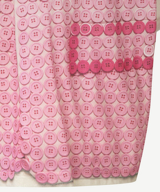 PHOTO GRAPHIC PINK BUTTON T-SHIRT 詳細画像