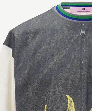 PHOTO GRAPHIC FIRE LACE T-SHIRT 詳細画像