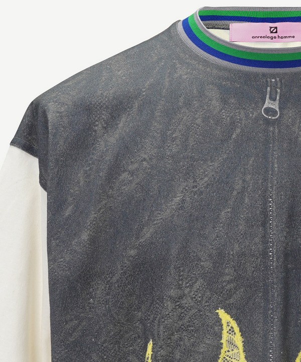 PHOTO GRAPHIC FIRE LACE T-SHIRT 詳細画像 WHITE 4