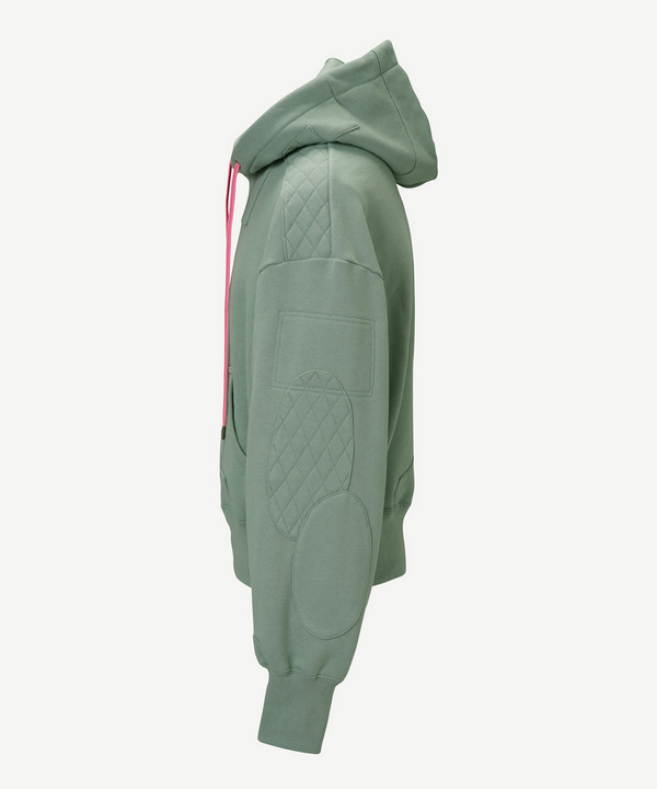 PATCHWORK SWEAT HOODIE 詳細画像 GREEN 2