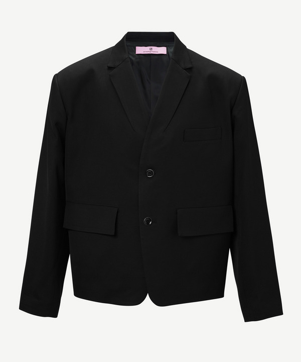 FADE LAPEL TAILORED JACKET 詳細画像 BLACK 1