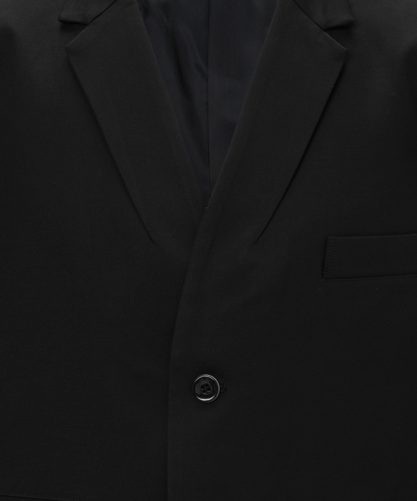 FADE LAPEL TAILORED JACKET 詳細画像 BLACK 4
