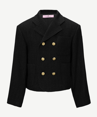 DOUBLE BUTTON TWEED JACKET 詳細画像