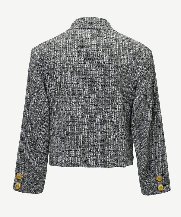 DOUBLE BUTTON TWEED JACKET 詳細画像 GRAY 3